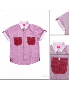 Kemeja Anak Cowok Lengan Pendek Ged 10