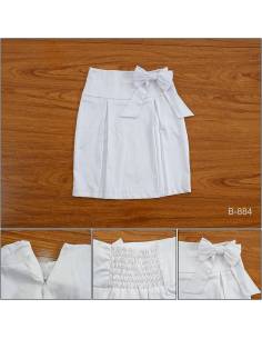 Rok Span Pendek Chloe Putih S-M