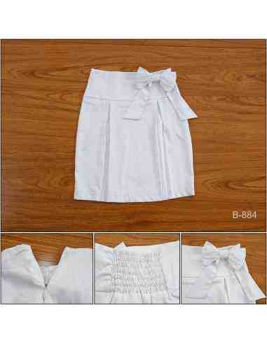 Rok Span Pendek Chloe Putih S-M