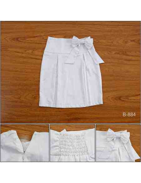 Rok Span Pendek Chloe Putih S-M