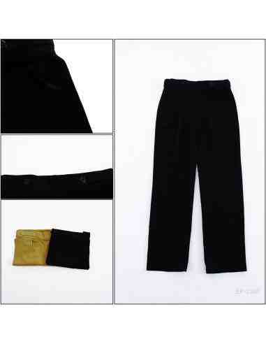 Celana Panjang Formal Salur Cewek Chanel XL-XXL