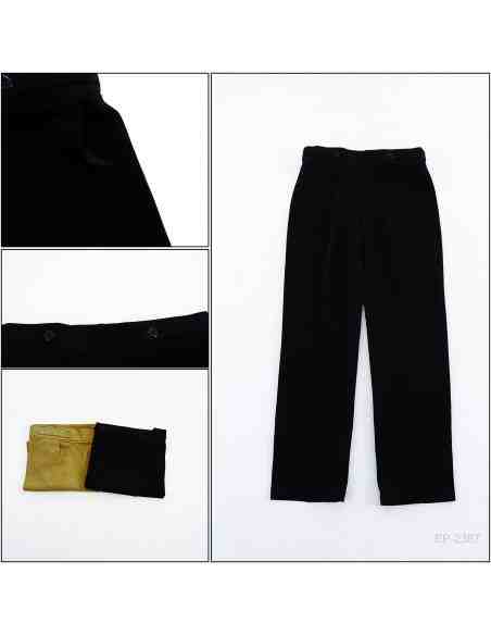 Celana Panjang Formal Salur Cewek Chanel XL-XXL