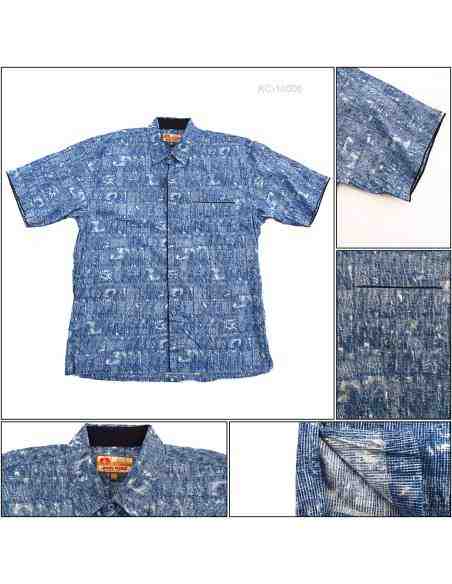 Kemeja Cowok Regular Lengan Pendek John F Gee