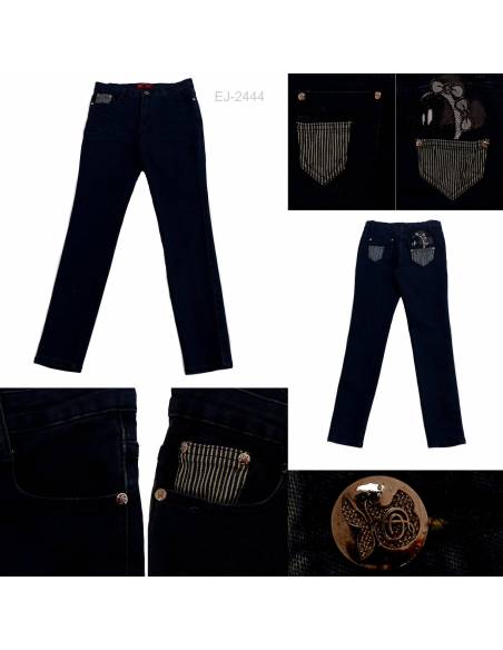 Celana Panjang Jeans Cewek Temche L-3XL