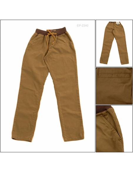 Celana Panjang Cewek Rib Kolor Red Up M-2XL