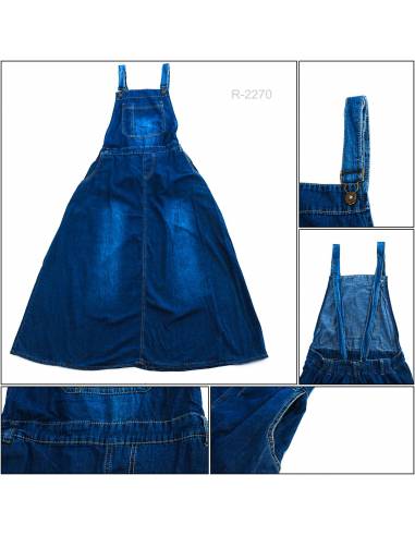 Bandatan Rok Panjang Jeans Cewek All Size Webe