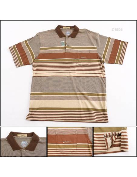 Kaos Kerah Cowok Reguler Lengan Pendek Calcio 2XL