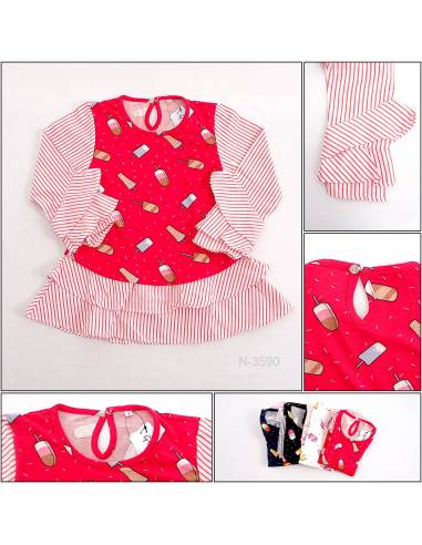 T-shirt/Atasan Anak Cewek Lengan Panjang Maudy...