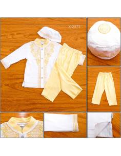 Setelan Kemeja Koko Anak Cowok Lengan Panjang Tom Pege 2