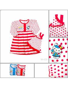 Busana Muslim/Dress Muslim Anak Cewek Anissa 2-3