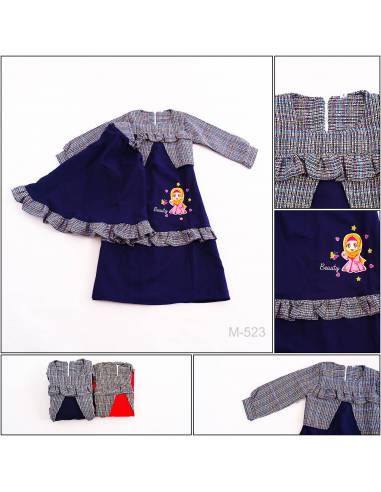 Baju Muslim/Dress Muslim Anak Cewek Maudy S