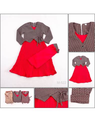 Busana Muslim/Dress Muslim Anak Cewek Maudy S-L