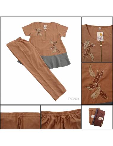 Setelan Baju Hamil Dan Menyusui Lengan Pendek...