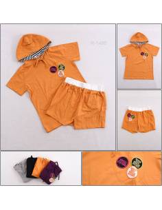 Setelan/One Set Cewek Lengan Pendek Opulent All Size