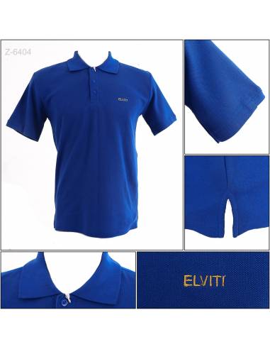 Kaos Kerah Cowok Polos Lengan Pendek Elviti S