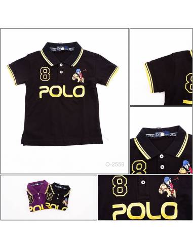 Kaos Kerah Anak Cowok Lengan Pendek Polo 18