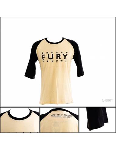 Kaos Oblong Cowok Reglan Regular Lengan 3/4...