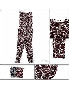 Dress Celana Cewek Tanpa Lengan Jo & Sie All Size