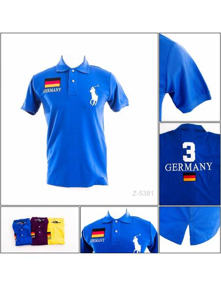 Kaos Kerah Cowok Lengan Pendek Polo Country M-L