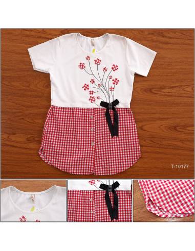 Atasan Cewek Lengan Pendek De'Links All Size