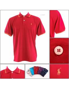 Kaos Kerah Cowok Polos Lengan Pendek Polo Country XL