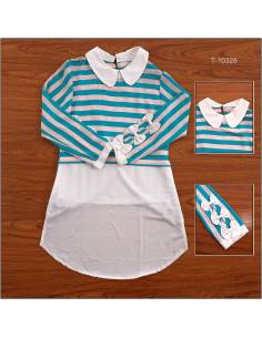 Atasan Tunik Cewek Lengan Panjang Nathaniah All Size