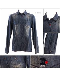 Atasan Jeans Cewek Lengan Panjang Cardinal XL