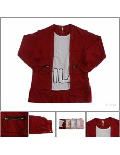 Atasan Tunik Cewek Lengan Panjang Mikka All Size