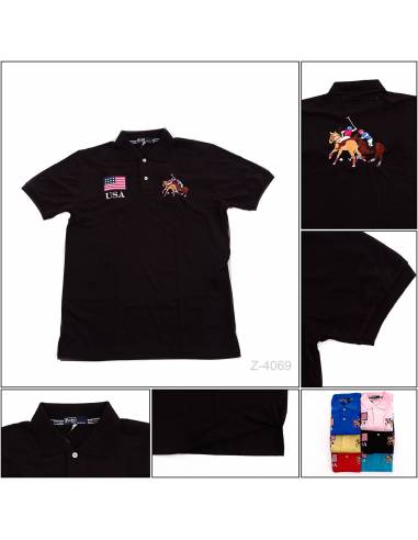 Kaos Kerah Cowok Lengan Pendek Polo Country M-XL