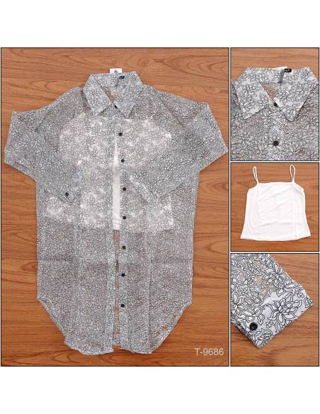 Atasan Tunik Cewek Lengan Panjang Kukky Top All Size