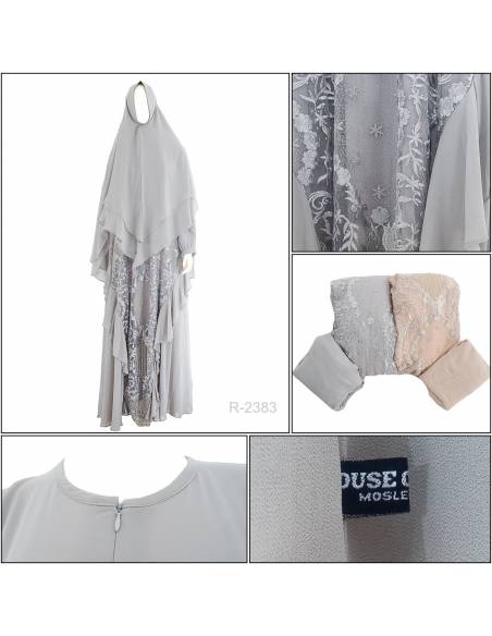 Setelan Jubah Ibu Syar'i Kanio All Size