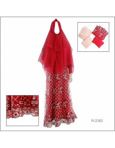Setelan Jubah Ibu Sakinah All Size