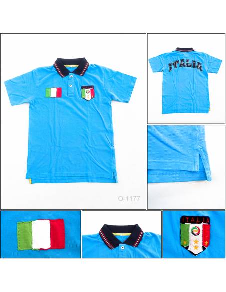 Kaos Kerah Anak Cowok Lengan Pendek Beble 10-12