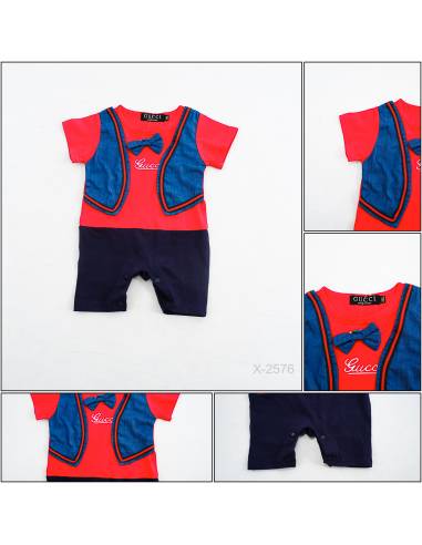 Setelan Kaos Anak Cowok Lengan Pendek Gucci 2XL