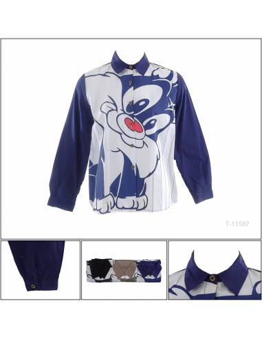 Kemeja Cewek Lengan Panjang Joie All Size