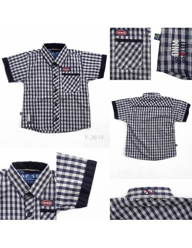 Kemeja Anak Cowok Lengan Pendek Topten 7-9