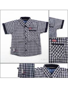 Kemeja Anak Cowok Lengan Pendek Topten 4-5