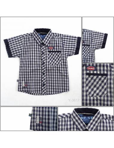 Kemeja Anak Cowok Lengan Pendek Topten 4-5