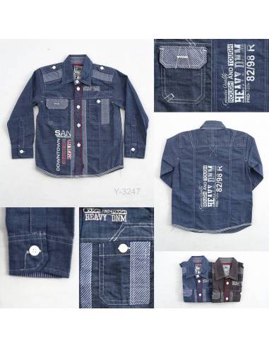 Kemeja Anak Cowok Lengan Panjang Stingray 14