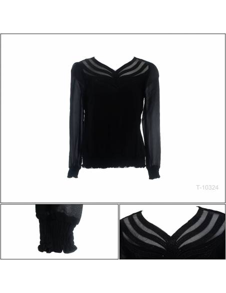 Atasan Cewek Lengan Panjang Aishangfushi XL-3XL