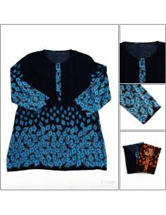 Atasan Tunik Cewek Lengan Panjang Nine All Size