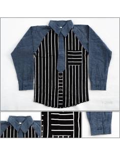 Kemeja Anak Cowok Lengan Panjang Xiaozhuminu 4-6