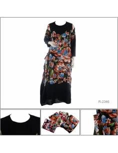 Long Dress Lengan Panjang Al Fayed All Size