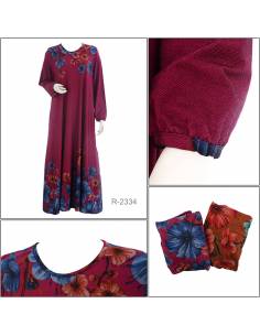 Long Dress Lengan Panjang Captain All Size