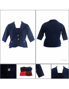 Blazer Cewek Lengan 3/4 Peter All Size
