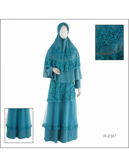 Setelan Jubah Ibu Medra XXL