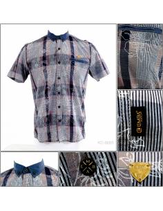 Kemeja Cowok Lengan Pendek Emba M-L