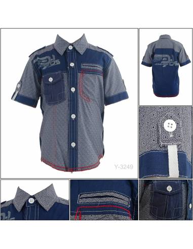 Kemeja Anak Cowok Lengan Pendek Stingray 10