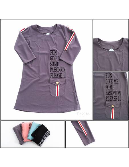 Atasan Tunik Cewek Lengan 7/8 Mizzle All size