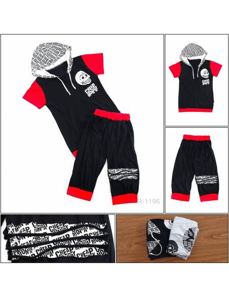 Setelan Cewek Lengan Pendek Mrs Chocolate All Size